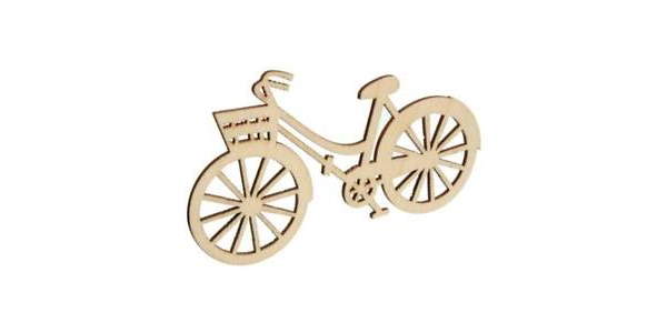 Wooden Bicycle Cutout